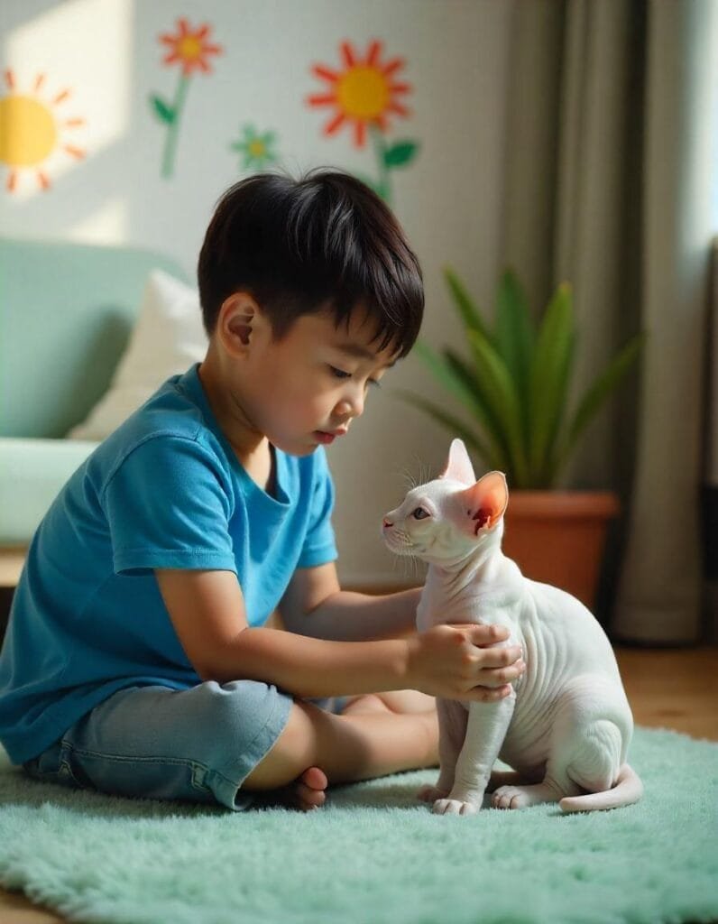 are sphynx cats good with kids
