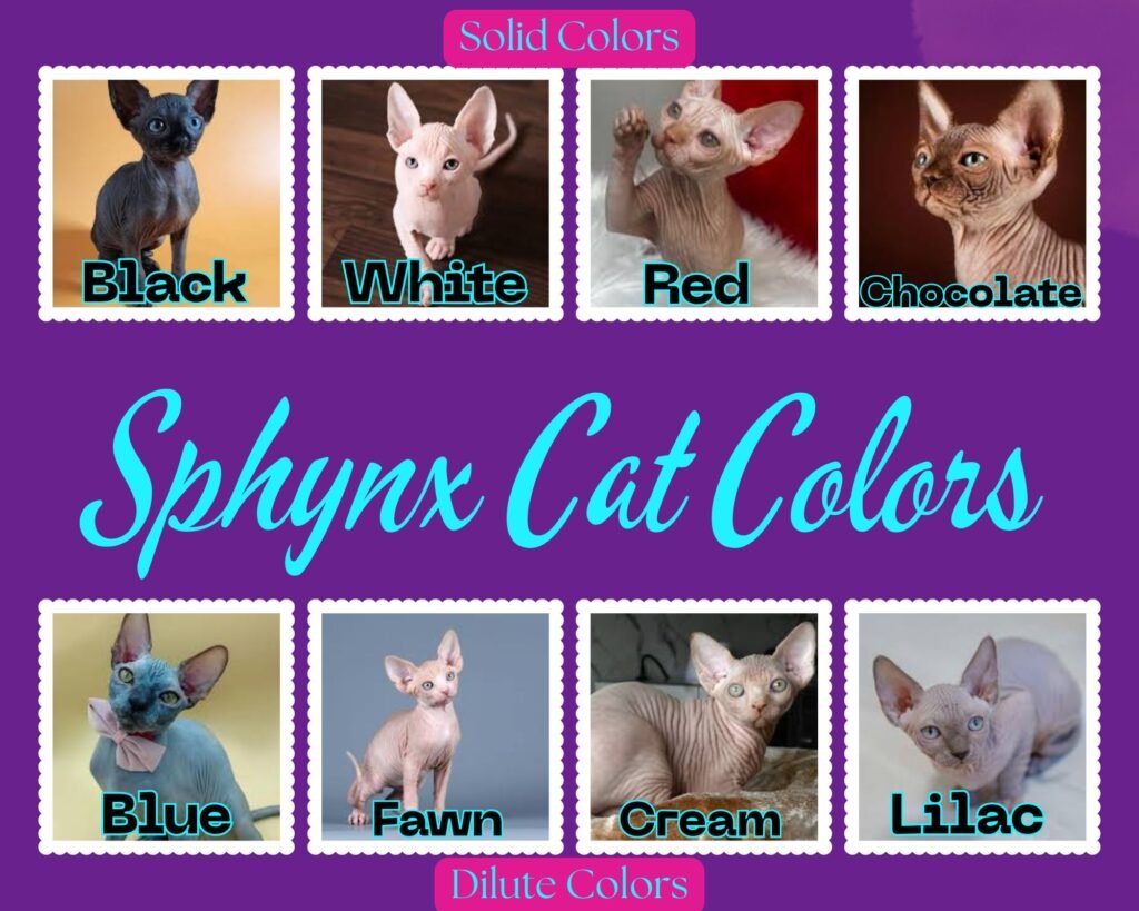 Sphynx Cat Colors